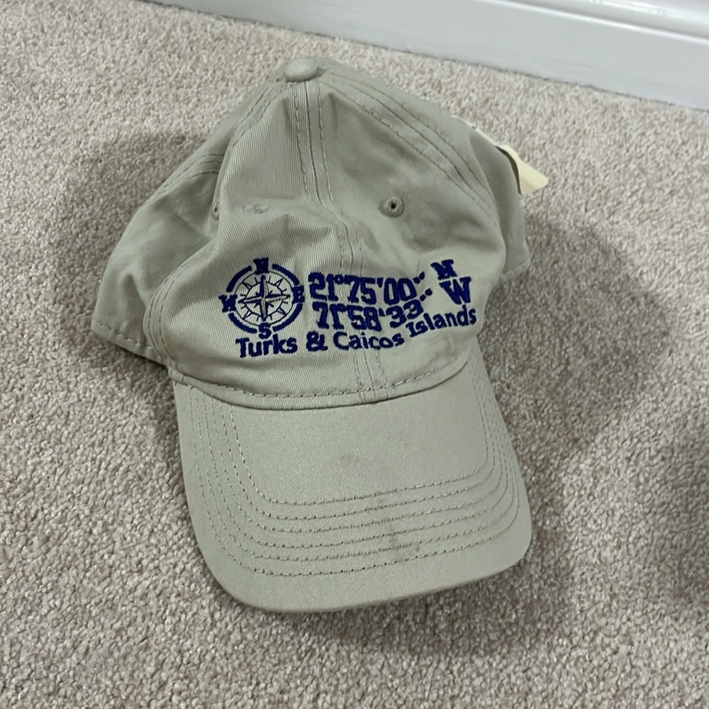 Turks & Caicos Islands Embroidered Cap new hat w tag!Limited edition Turks only